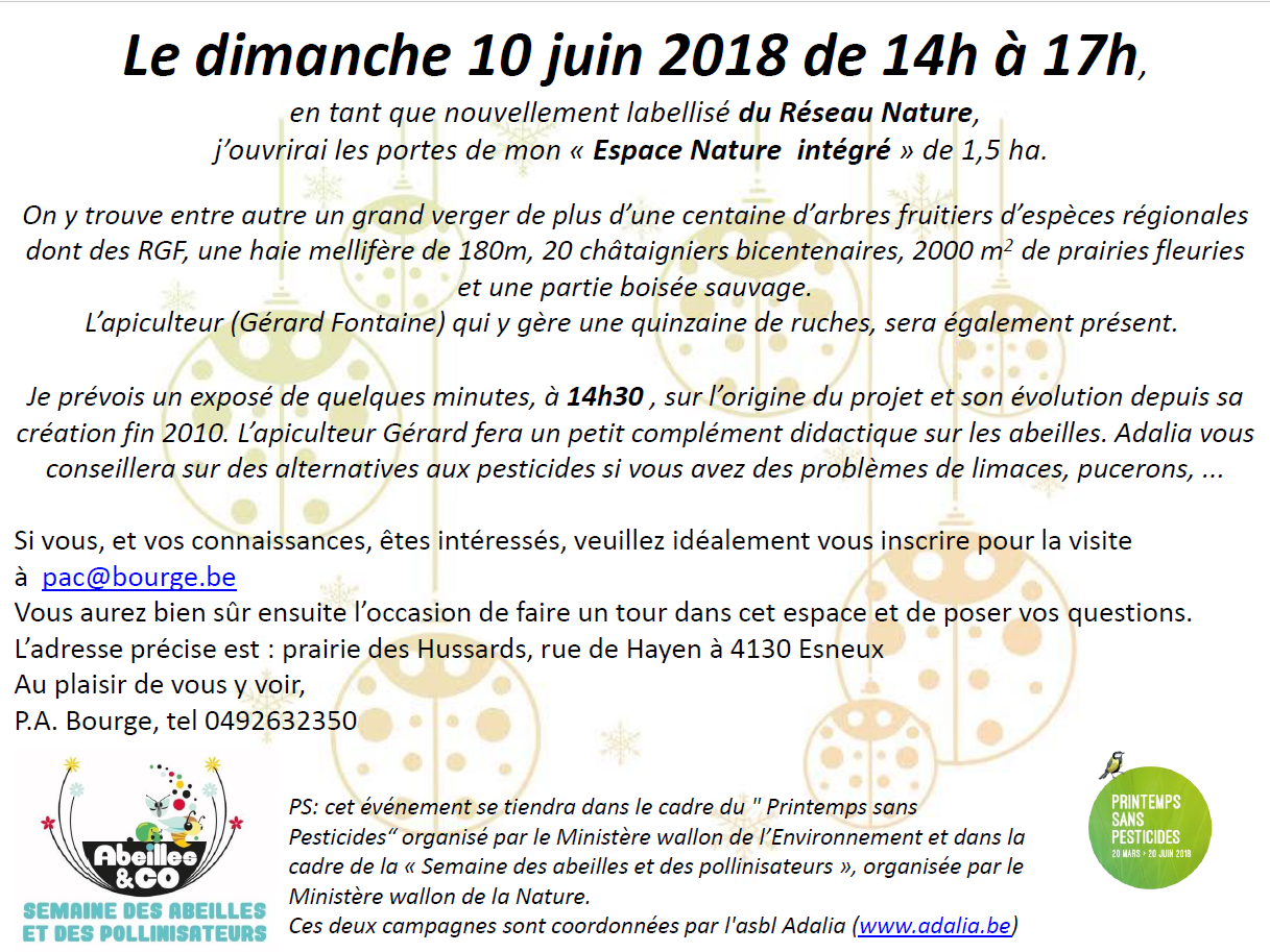 Invitation Verger Prairie des Hussards